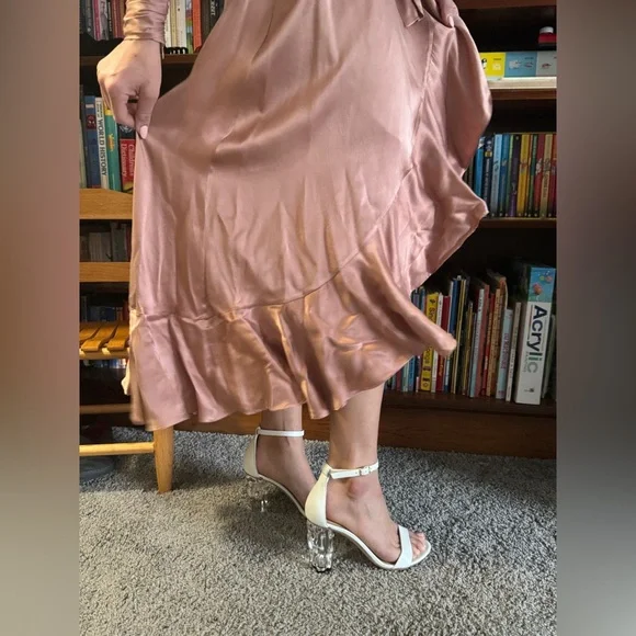 Zimmermann Silk Wrap Midi Dress, Size 1 (small) - Picture 6 of 12